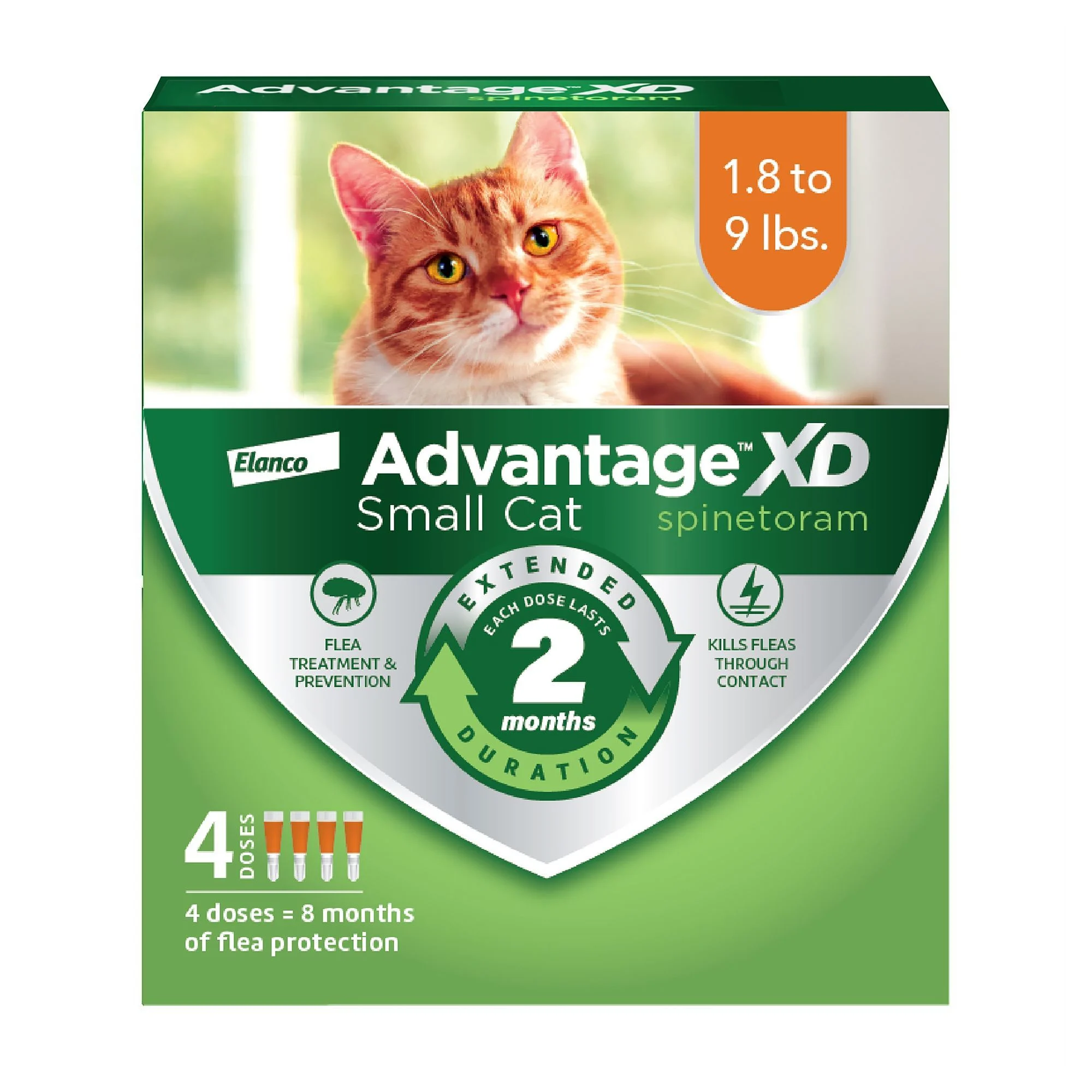 img_1761615952943_465_gvKtIdNgR.webp Advantage® XD 1.8-9 lbs Small Cat Flea Prevention & Treatment - Image 1