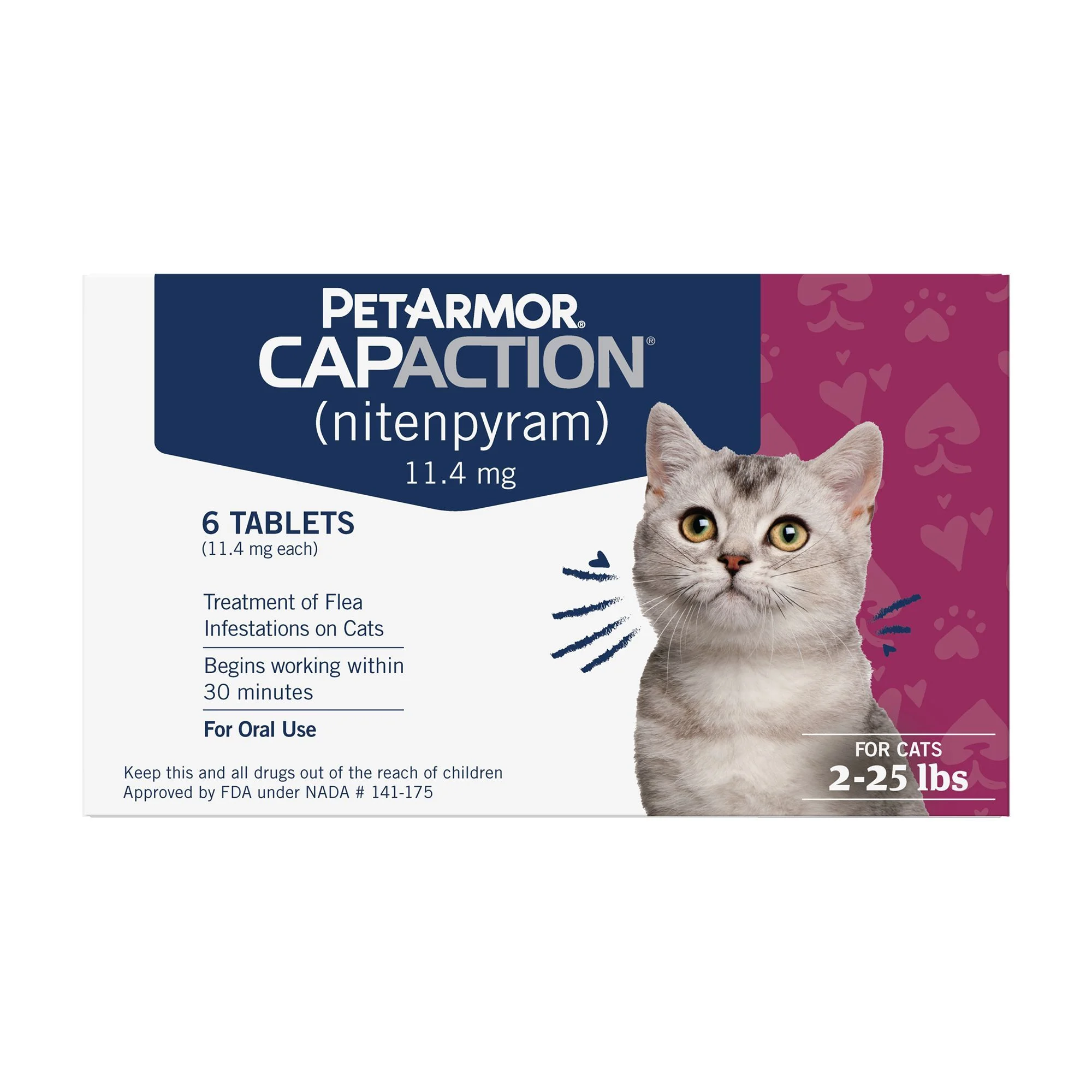 img_1761615970230_831_OcUk1pmpB.webp PetArmor® CapAction Oral Flea Treatment for Cats, 6 doses - Image 1
