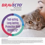 Bravecto Topical Solution for Cats, 6.2 - 13.8 lbs 250 mg Blue - Image 6