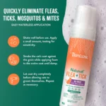 TropiClean Natural Flea + Tick No-Rinse Cat Shampoo - 7.4 oz Bottle - Image 5