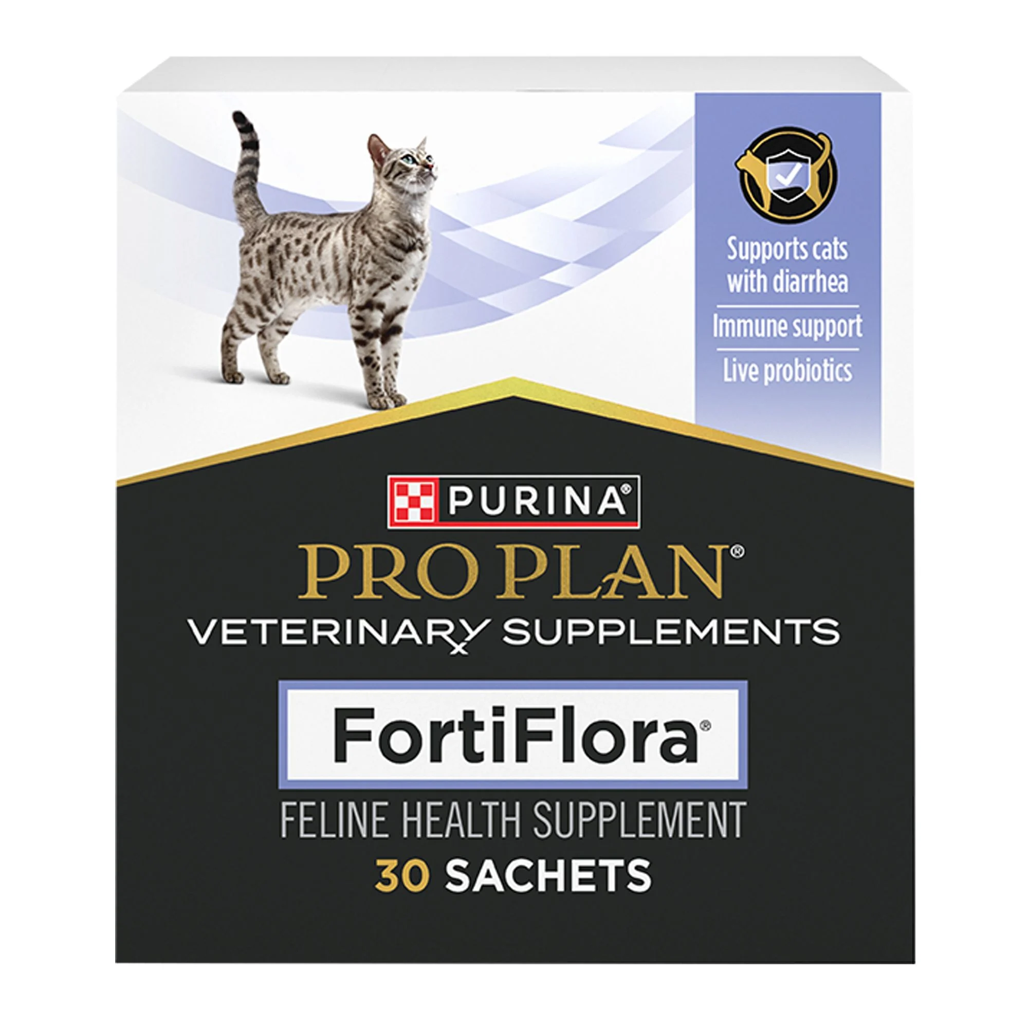 img_1761616290396_109_Cw1cRX7ui.webp Purina® Pro Plan® Veterinary Supplements FortiFlora-Probiotic Powder Supplement for Cats - 30 Count - Image 1