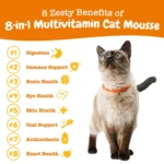 Zesty Paws 8-in-1 Multivitamin Cat Mousse with AlaskOmega Fish Oil and Omega-3 fatty acid - Image 3