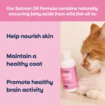 YumWell™ Cat Skin and Coat Salmon Oil Formula - Image 2