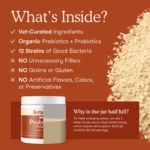 Fera Pets Organic Probiotics with Prebiotics for Dogs and Cats - Image 4