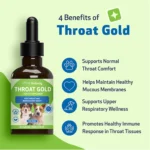 Pet Wellbeing Throat GOLD Liquid Respiratory Dog & Cat Supplement - Image 4
