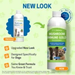 Pet Wellbeing Mushroom Immune GOLD Liquid Immune Dog & Cat Supplement - Image 2