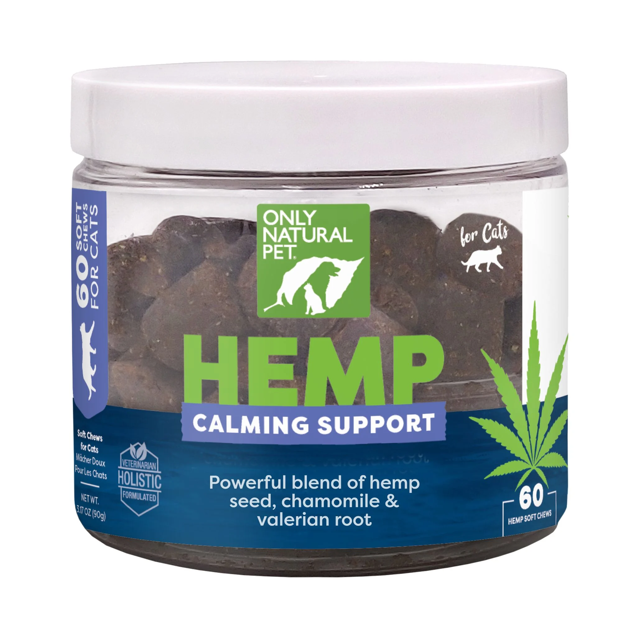 img_1761616725543_847_iLeF-dmOh.webp Only Natural Pet Cat Hemp Calming Support - 60 Ct - Image 1