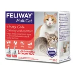 Feliway® MultiCat Calming Diffuser - Anxiety/Stress Relief for Cats - 2x 48mL 30 Day Refill - Image 2