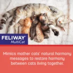 Feliway® MultiCat Calming Diffuser - Anxiety/Stress Relief for Cats - 2x 48mL 30 Day Refill - Image 7