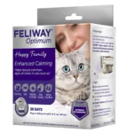 FELIWAY® Optimum Enhanced Calming Plug-In Diffuser for Cats - 30 Day Starter Kit with 48mL Refill