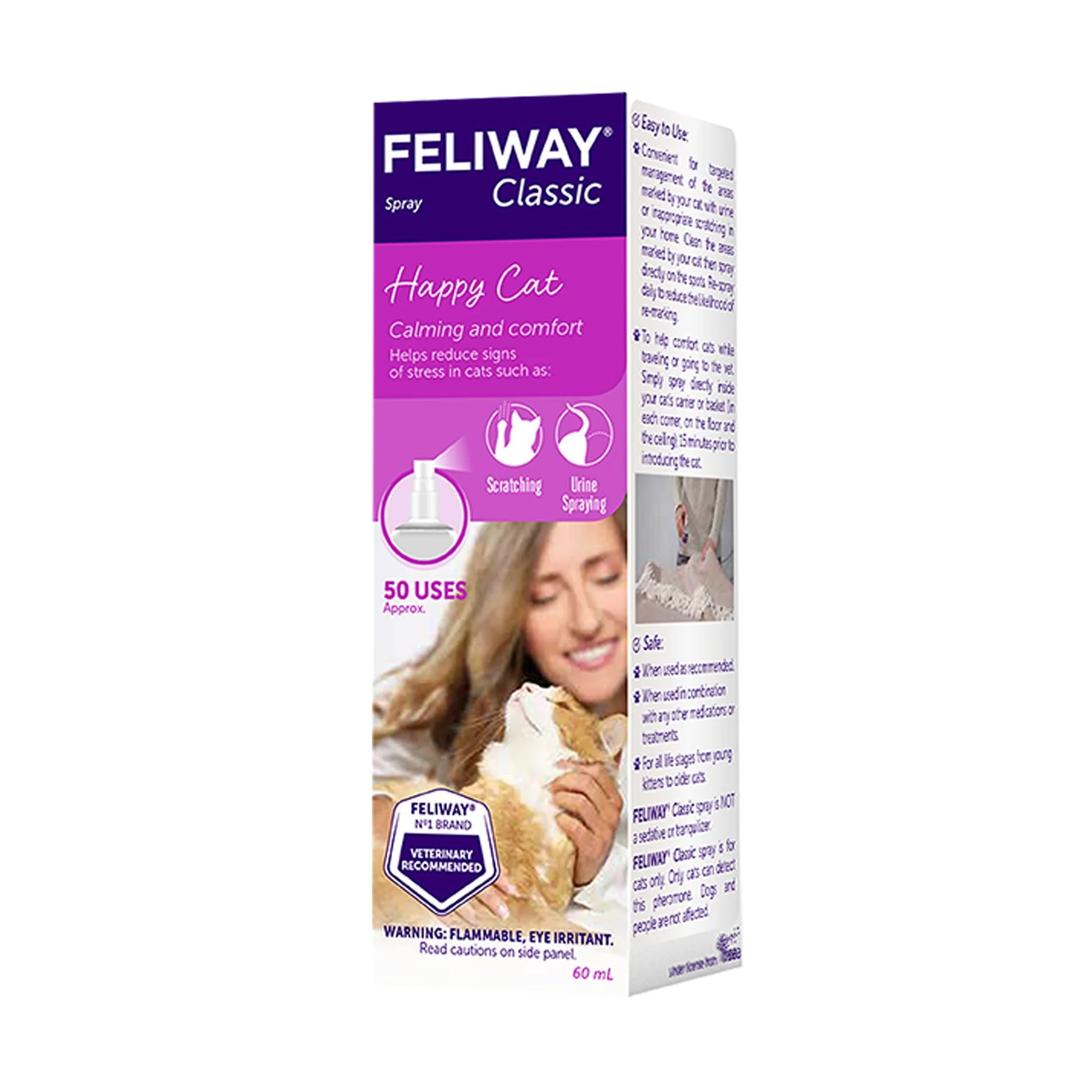 img_1761617135550_741_wBln2Ggj-.webp Feliway® Classic Calming Spray - 60ml - Image 1