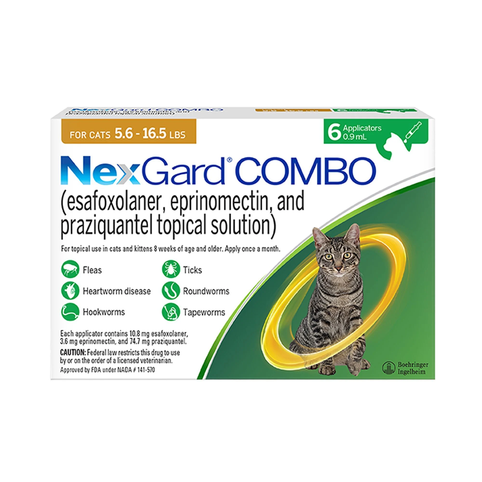 img_1761634508944_554_YrBe2BZ-.webp NexGard COMBO Topical Solution for Cats - 5.6-16.5 lbs, Yellow Box - Image 1