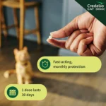 Credelio Chewable Tablets for Cats - 4.1-17 lbs, Teal Box - Image 6