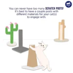 Whisker City® 19-in Carpet Scratching Post - Image 2