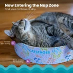 Catstages Scratch & Cuddle Corrugated Cat Scratcher and Lounger - Image 3