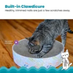 Catstages Scratch & Cuddle Corrugated Cat Scratcher and Lounger - Image 4