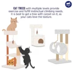 Whisker City® 70-in Plush Mansion Cat Tree - Image 3
