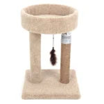 Whisker City® 23-in Scratch & Play Two Posts Cuddler (COLOR VARIES) - Image 2