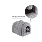Whisker City® Fur Hiding Hut & Toy Cat Bed - Image 3