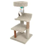 Whisker City® 41-in Cozy Inn Cat Tower (COLOR VARIES) - Image 3