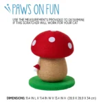 Whisker City® Mushroom Cat Scratcher - Image 2