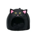 Thrills & Chills® Black Cat Hut with Scratcher - Image 2