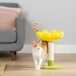 Whisker City® Yellow Flower Scratching Post - Image 2
