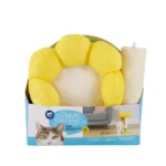 Whisker City® Yellow Flower Scratching Post - Image 3