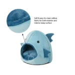 Whisker City® Fish Character Hut Cat Bed - Image 3