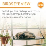 K&H Pet Products EZ Mount Window Sill Single Level Cat Bed - Image 2