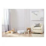 Whisker City® White Mohair Fur Donut Cat Bed - Image 6