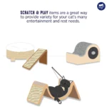 Whisker City® Scratch & Cradle - Catnip - Image 4