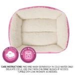 Whisker City® Pink Cuddler Cat Bed - Image 4