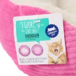 Whisker City® Pink Cuddler Cat Bed - Image 6