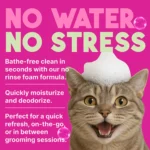 TropiClean® Deep Cleansing Waterless Cat Shampoo - Berry & Coconut - Image 4