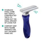 Whisker City® Short-Medium Hair Deshedding Cat Tool - Image 3