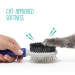 Whisker City® Pin & Bristle Combo Cat Brush - Image 4