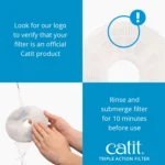 Catit® Flower Cat Triple Action Drinking Fountain Filters - 2 Pack - Image 4