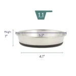 Whisker City® Stainless Steel Selecta Cat Bowl - Image 2