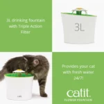 Catit Flower Fountain, 3L - Image 2