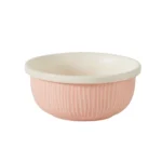 Whisker City® Ribbed Elevated Ceramic Cat Bowl - Image 3