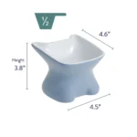 Whisker City® Elevated Ceramic Cat Bowl - Image 2