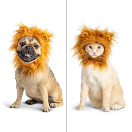 Thrills & Chills Headwear Costume for Pets - Lion