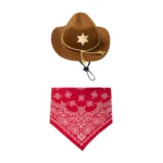 Thrills & Chills® Cowboy Hat & Bandana, Dog & Cat - Image 4