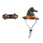 Thrills & Chills® Web Hat & Bowtie, Dog and Cat - Image 3