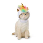 Thrills & Chills Headwear Costume for Pets - Unicorn - Image 2