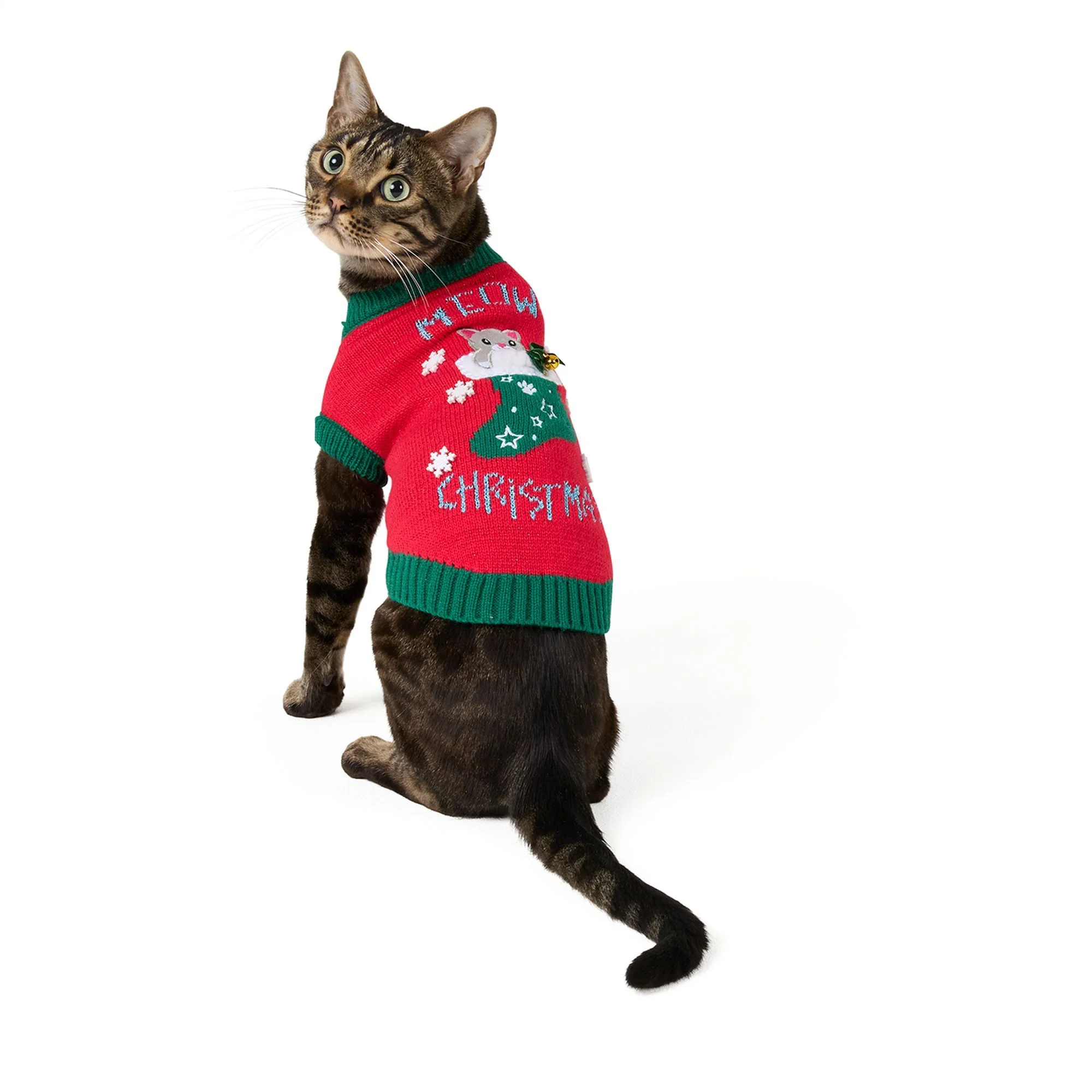 img_1761637878456_63_M5i-PdiaK.webp Merry & Bright® Meowy Holiday Cat Sweater - Image 1