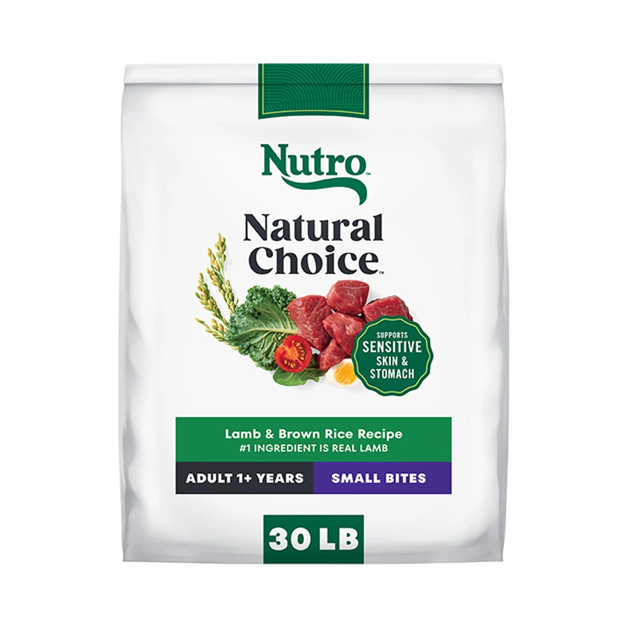 Nutro Natural Choice™ Small Bites Adult Dry Dog Food - Lamb & Brown Rice Nutro Natural Choice™ Small Bites Adult Dry Dog Food - Lamb & Brown Rice - Image 1