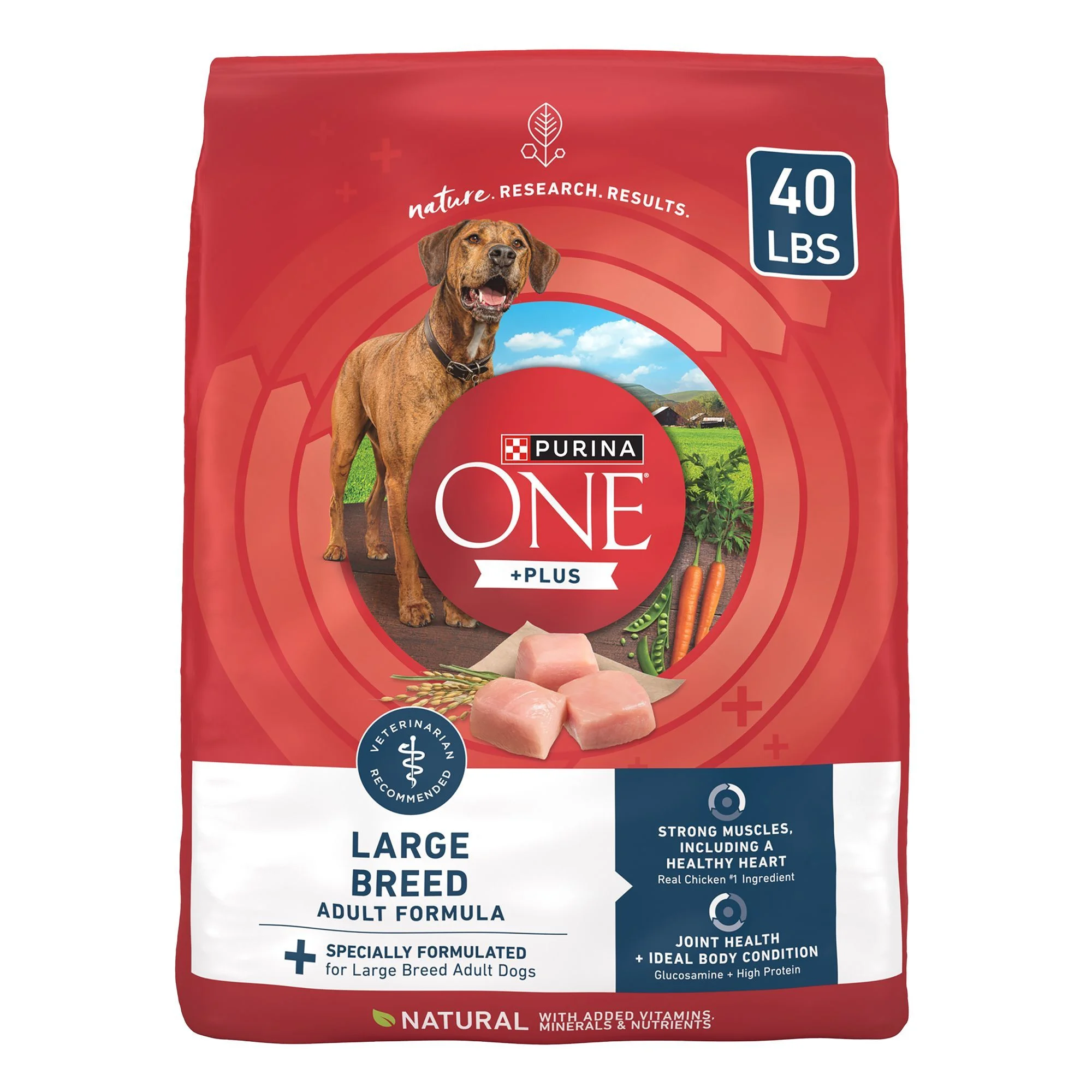 Purina® ONE® +Plus Large Breed Adult Dog Dry Food - Chicken, Natural Purina® ONE® +Plus Large Breed Adult Dog Dry Food - Chicken, Natural - Image 1