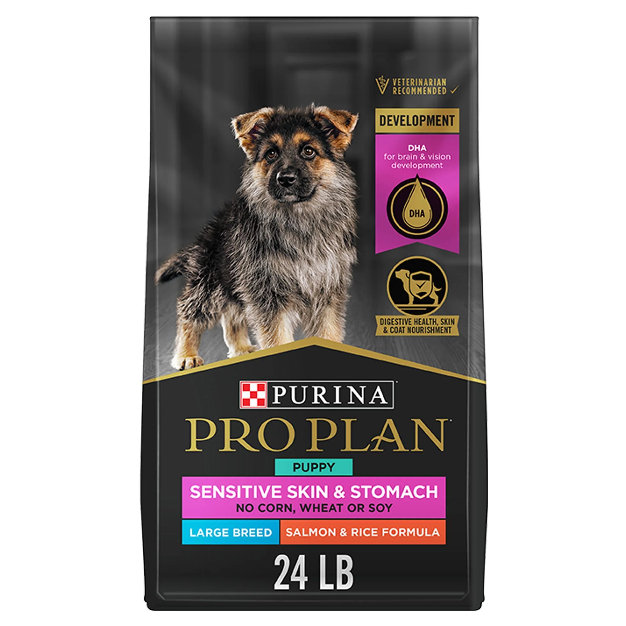 Purina Pro Plan Development Sensitive Skin & Stomach Large Breed Puppy Dry Dog Food - Salmon & Rice Purina Pro Plan Development Sensitive Skin & Stomach Large Breed Puppy Dry Dog Food - Salmon & Rice - Image 1